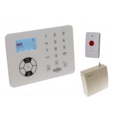 KP9 Siren Only Wireless 600 ft Panic Alarm with 1 x Wall Mounting Panic Button.