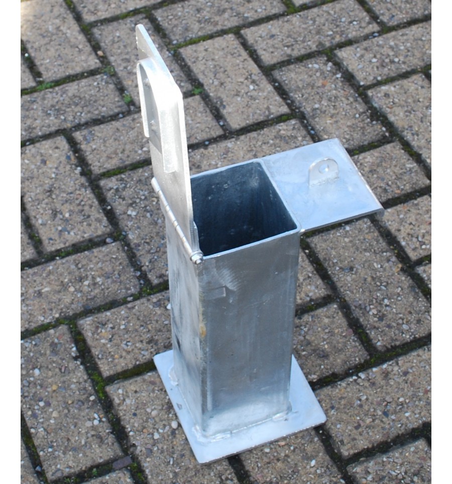 Heavy Duty 140Y Yellow Removable Security Post with Lift Out Handles