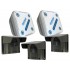 Protect-800 Long Range Wireless Driveway Alert Twin PIR Kit