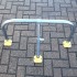Galvanised Fold Down Hoop Barrier & Integral Lock