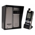 Wireless Gate & Door Intercom (UltraCom2 No Keypad) Silver & Black Hood 