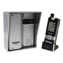 Wireless Gate & Door Intercom (UltraCom2 No Keypad) Silver with Silver Hood 