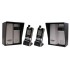 Wireless Gate & Door Intercom with 2 x Handsets & 2 x Caller Stations (UltraCom2 ) Silver & Black Hood s