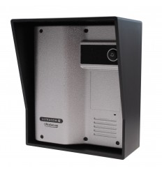 Caller Station for the Wireless Gate & Door Intercom (UltraCom2 No Keypad) Silver & Black Hood 