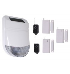 HY Solar Wireless Siren Alarm Kit 1