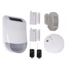 HY Solar Wireless Siren House Alarm Kit 4