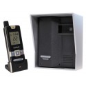 Wireless Gate & Door Intercom (UltraCom2 No Keypad) Black with Silver Hood 