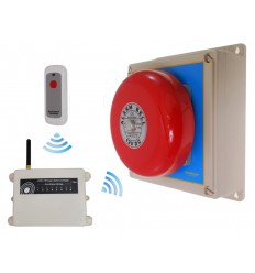 Extra Long Range (6000 ft) Wireless 'S' Bell System 2 with Internal Push Button