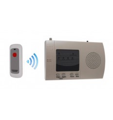 Long Range (3000 ft) Wireless 'S' Alert System with Internal Push Button