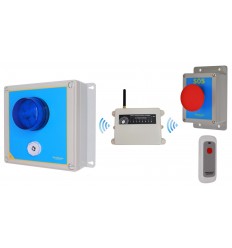 Extra Long Range 5400 ft Wireless 'S' Range DA600+ Panic & Lockdown Alarm