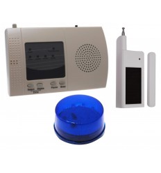 Long Range S Range DA600+ Wireless Door Alert (2000 ft) with Flashing Strobe.