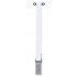 White 100P Removable Security Post & 2 x Chain Eyelets