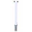 White 100P Removable Security Post & 2 x Chain Eyelets