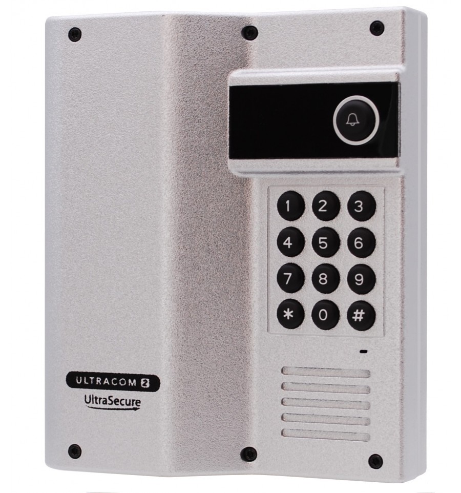 Wireless Keypad & 2 Handsets Silver & Silver Hood