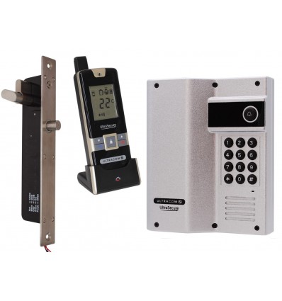 UltraCOM2 Wireless Door Intercom with Keypad & Electronic Door Lock