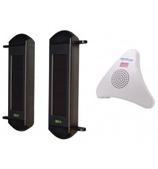 Long Range 1B Wireless Beam Alarm with Chime Receiver