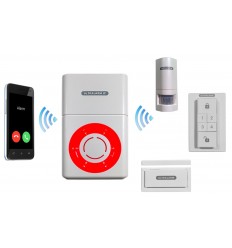 GSM Alarm Autonomous Battery Burglar Intrusion PIR Motion Detect Protect System 
