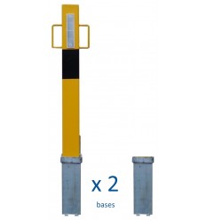 Heavy Duty Removable Security Post with Lift Out Handles