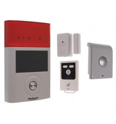 Door & 2 x Siren Kit  (battery powered Wireless BT Door Contact, Battery Powered Internal Siren & External Solar Siren)