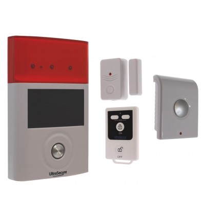 BT Wireless Door Alarm, Internal & External Solar Siren  