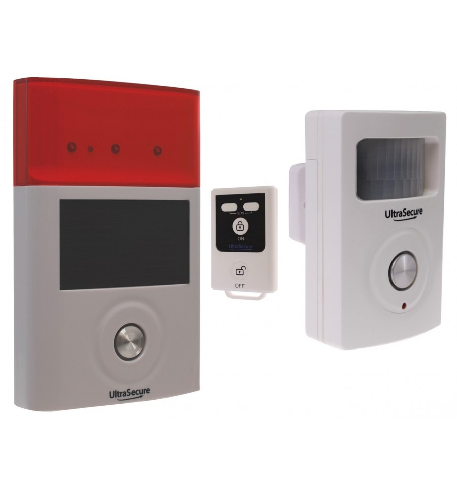 Bt Wireless Pir Solar Siren Alarm Shed Garage Office Alarm