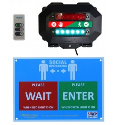 Wireless Customer Entry Traffic Light B with Intelligent Portable Controller