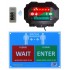 Wireless Entry Traffic Light Kit B with Wall Sign