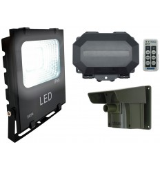 Floodlight Long Range Wireless Driveway PIR Alarm with Outdoor Receiver 