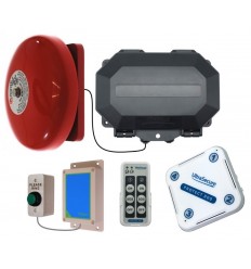 Wireless Commercial Door Bell with additional Chime Receiver