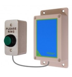 H/D Push Button with a Protect-800 Battery Powered Wireless Transmitter within a Weatherproof Box