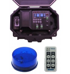 Protect 800 Outdoor Wireless Receiver with Blue Flashing Strobe Light