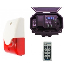 Protect 800 Outdoor Wireless Receiver with Siren & Flashing Strobe Light