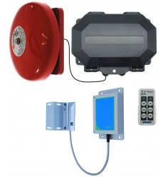 Wireless Magnetic Gate Alarm with Loud Weatherproof Bell