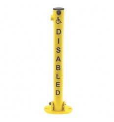 610Y Fold Down Disabled Parking Post (001-0024 K/D, 001-0014 K/A)