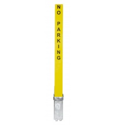 H/D Yellow 100P-K Removable Security Post & No Parking Logo (001-0282 K/D, 001-0272 K/A)