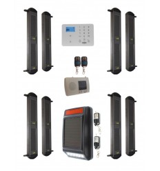 Complete 2B-100 Wireless Perimeter Alarm with 3G GSM Auto-Dialler & Solar Siren