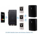 'The UltraDIAL' Battery Covert GSM Alarm with 2 x Outdoor PIR's