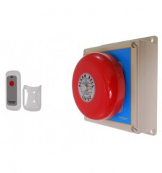Warehouse Long Range (3000 ft) Wireless 'S' Bell System 2 with Internal Push Button