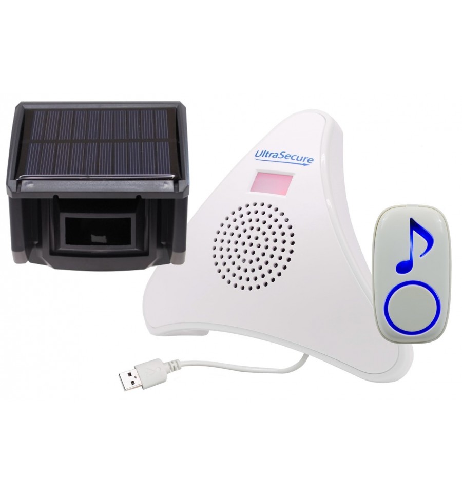 wireless driveway alert doorbell kit