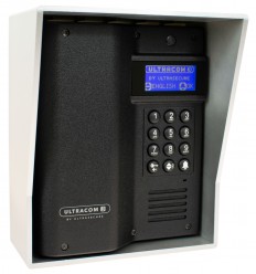 Additional UltraCOM3 - Black Caller Station & Silver Hood