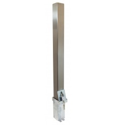 H/D Stainless Steel 100P-K Removable Parking & Security Post (001-4450 K/D, 001-440 K/A)