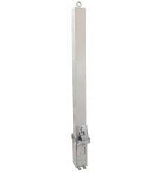 H/D White 100P Removable Parking & Security Post