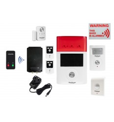 Mains Powered UltraDIAL 4G GSM Shed Alarm Kit
