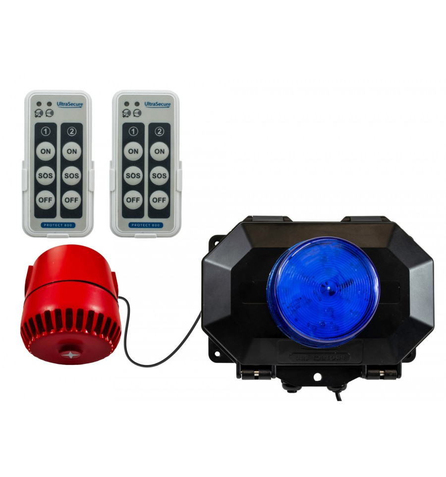 2 Level Staff Protection Wireless Alarm Kit F | SOS Alarm for Staff