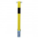 H/D Yellow 100P Removable Parking Post & Chain Eyelets