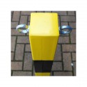 H/D Yellow 100P Removable Parking Post & Chain Eyelets