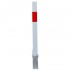 White & Red 100P Removable Parking & Security Post