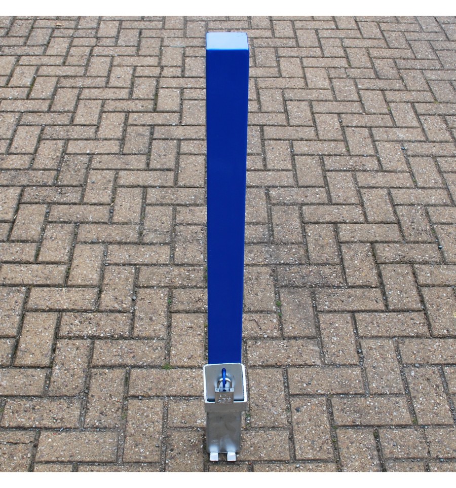 Lock Options Heavy Duty Blue 100P Removable Security Post & Padlock 