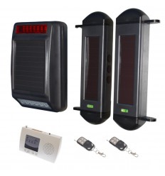 Wireless Perimeter Alarm with Solar Siren & Internal Receiver
