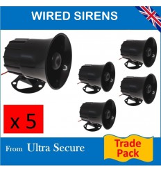 Wired 118 Decibel Siren Trade Pack.